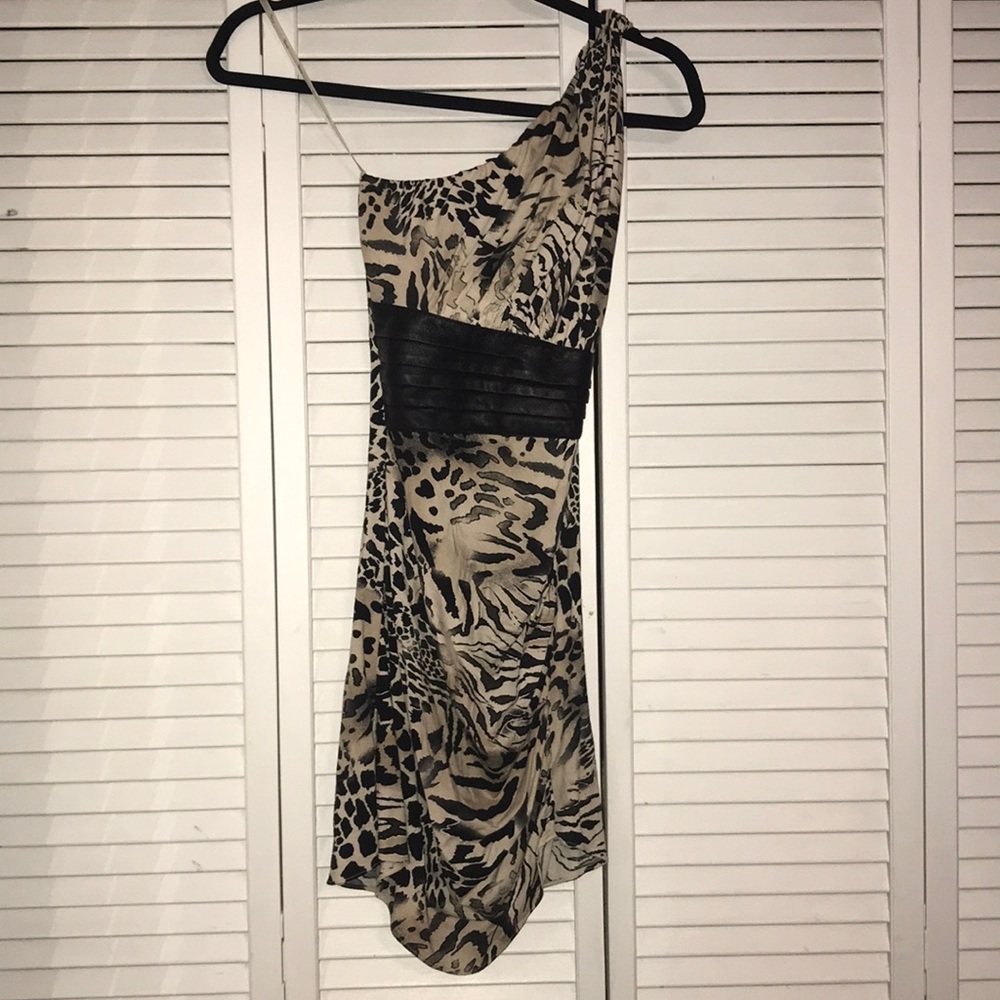 Sky cheetah dress
